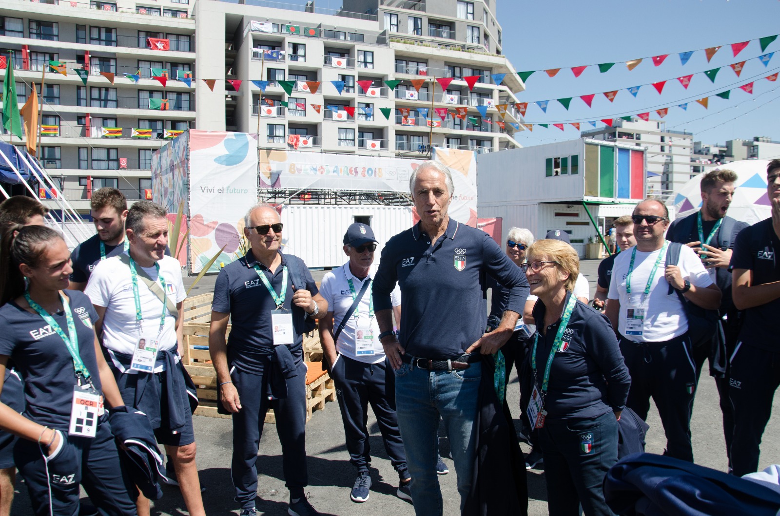 Giochi Olimpici Giovanili, Malagò visita il Villaggio e pranza con gli atleti