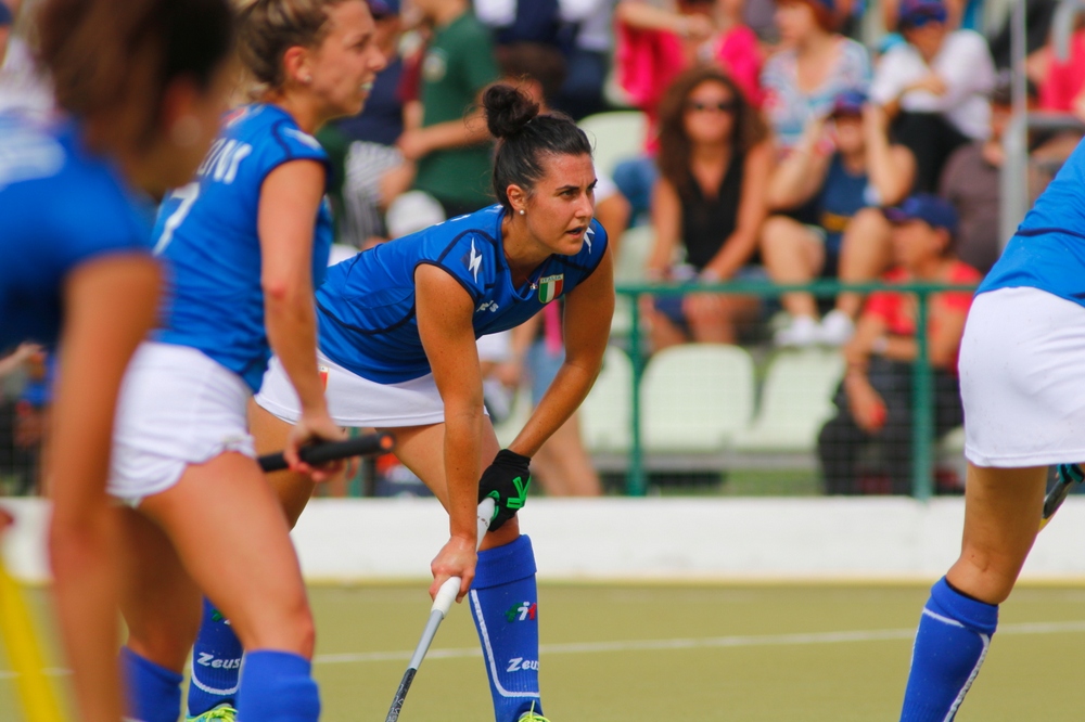 Il capitano Chiara Tiddi foto FIH