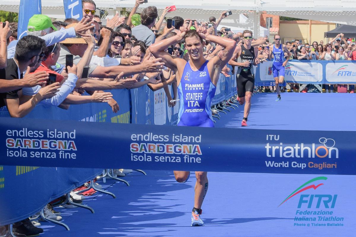 Storico doppio podio azzurro in Coppa del Mondo: trionfo di Stateff a Cagliari, 3° Uccellari