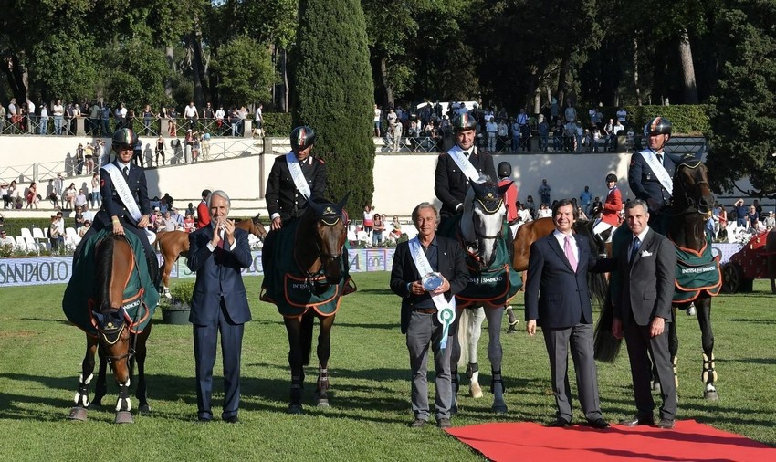 86° CSIO Piazza di Siena: Italia vince ancora la Coppa delle Nazioni. Malagò: dedicata a Mattarella