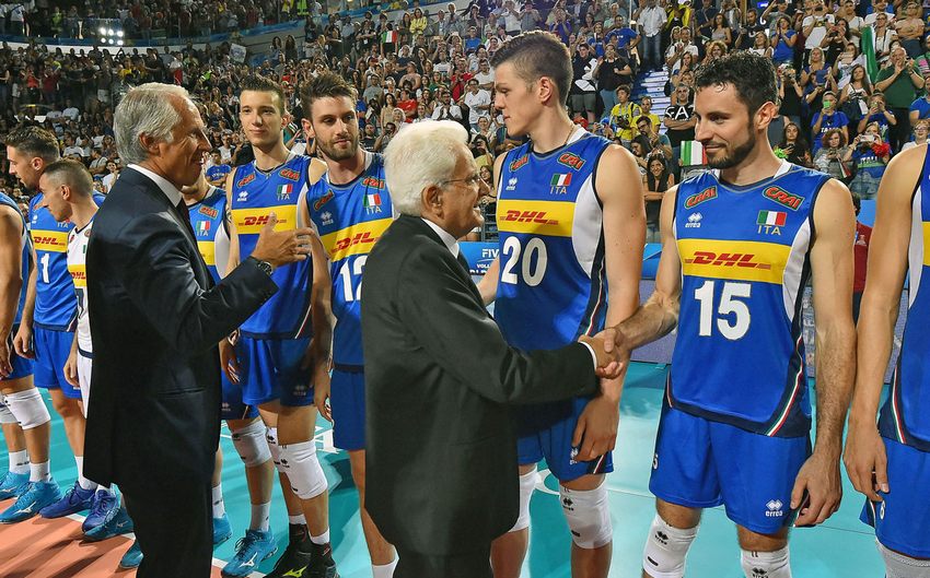 Al Foro Italico è festa tricolore, l'Italvolley supera il Giappone davanti a Mattarella