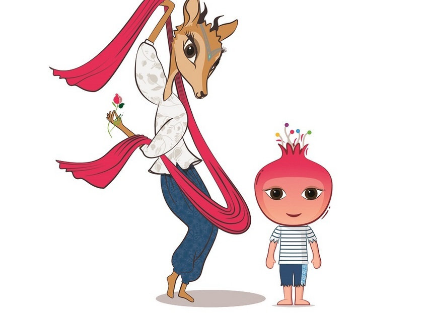 Baku 2015 presenta le mascotte Jeyran e Nar