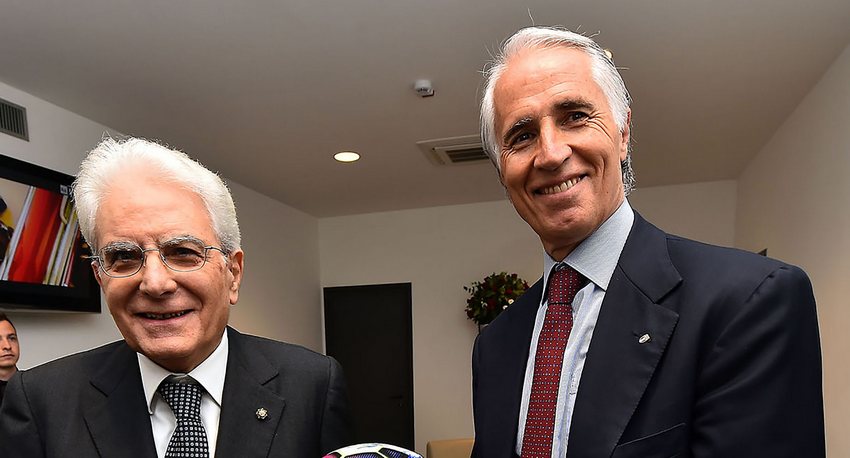 Mattarella calls Malagò: "Congratulations, I look forward to meeting you all at Quirinale"