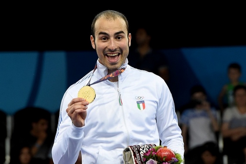 Baku 2015, Alessio Foconi portabandiera della cerimonia di chiusura