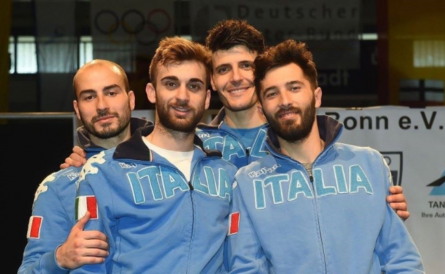 Coppa del Mondo, azzurri del fioretto secondi a Bonn