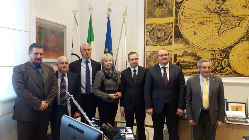 Firmato protocollo di collaborazione con il Comitato Olimpico della Bielorussia