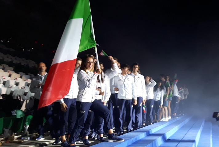 Cerimonia di apertura a Gyor, sventola il tricolore: al via la XIV edizione degli EYOF 