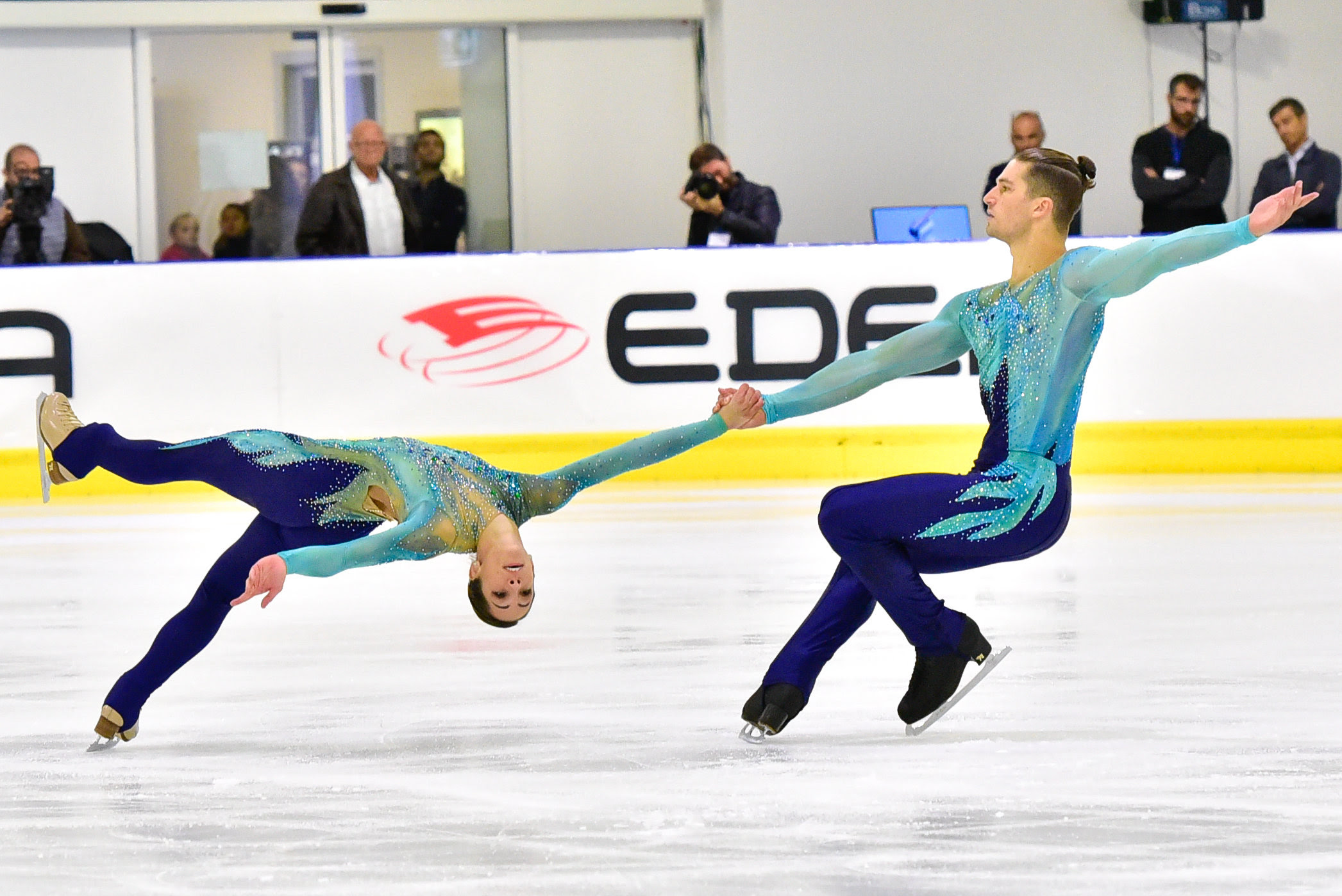 Grand Prix, 1° podio in carriera per Della Monica-Guarise: terzi a Grenoble nell'artistico con record personale