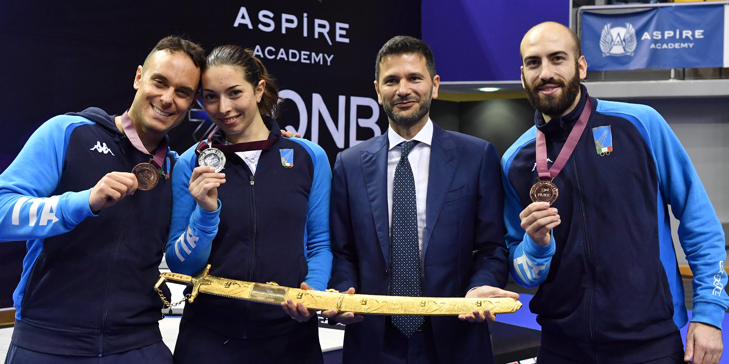 Grand Prix, Spada azzurra protagonista a Doha. Seconda la Navarria, 3° posto per Pizzo e Santarelli