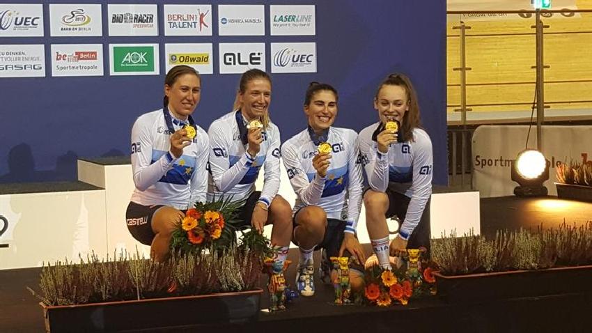 quartetto donne pista oro