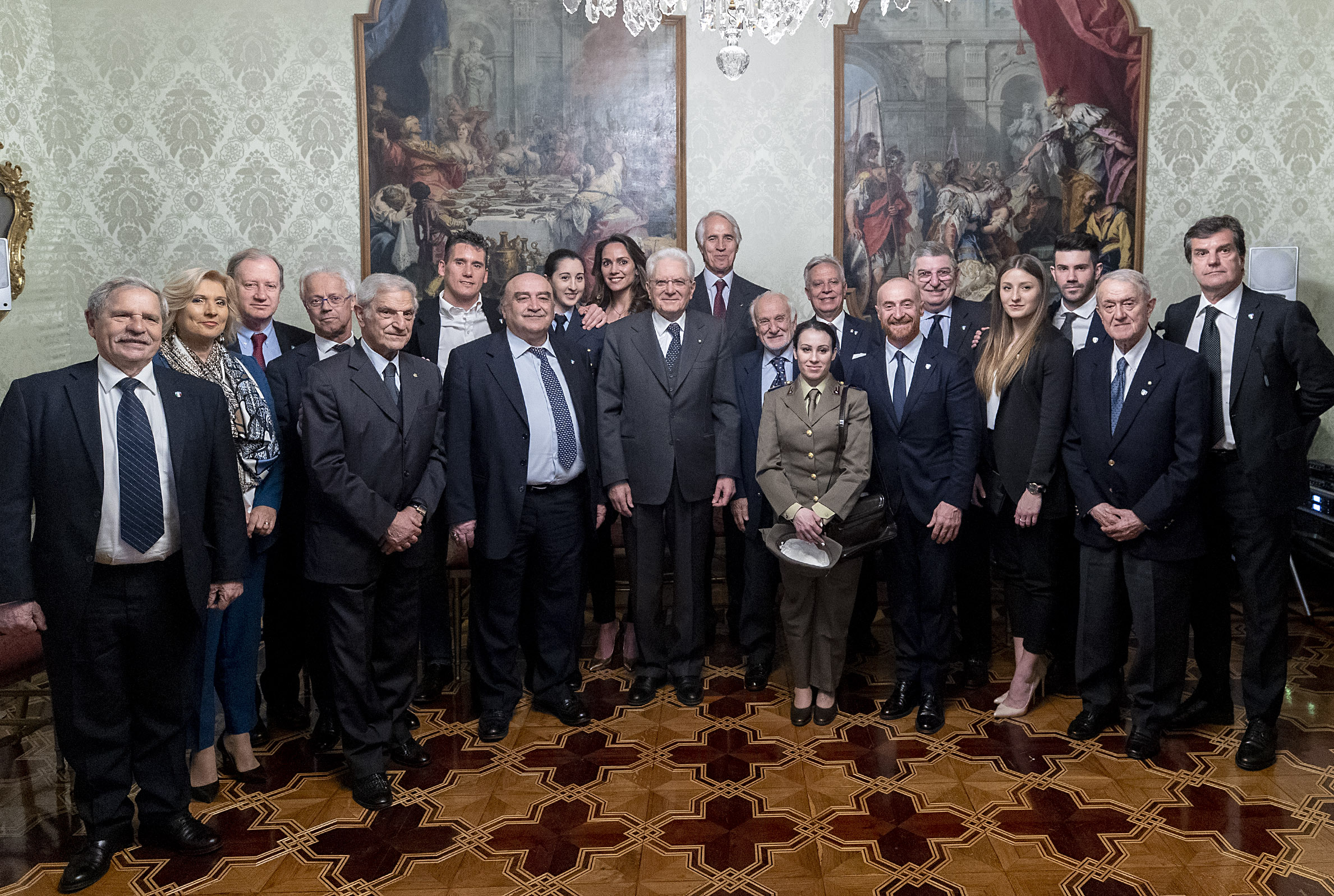 Malagò al Quirinale per i 150 anni della Federginnastica. Mattarella: patrimonio di orgoglio per il Paese