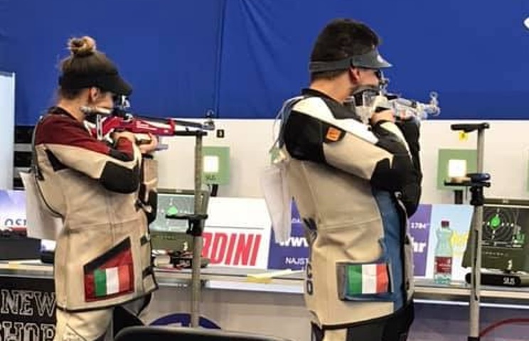 Europei 10 m: Zublasing-Suppini d'argento nella gara mista di carabina. Bronzo di Giordano nella pistola