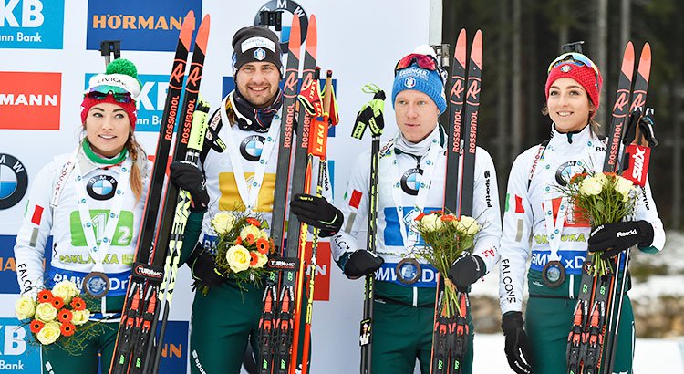 La staffetta mista apre domani i Mondiali a Oestersund con gli azzurri Vittozzi, Wierer, Hofer e Windisch