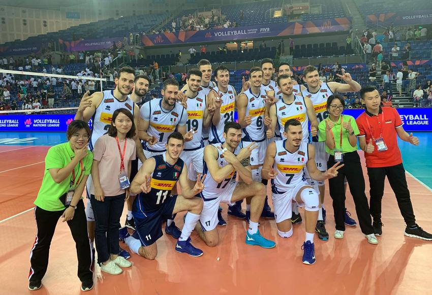 Nations League, l'Italvolley batte anche la Cina