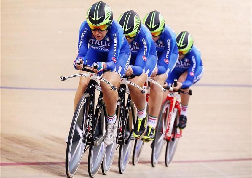 Cdm Pista, quartetto femminile 7° e qualificato per Rio 2016. Gli azzurri ai Giochi salgono a 125