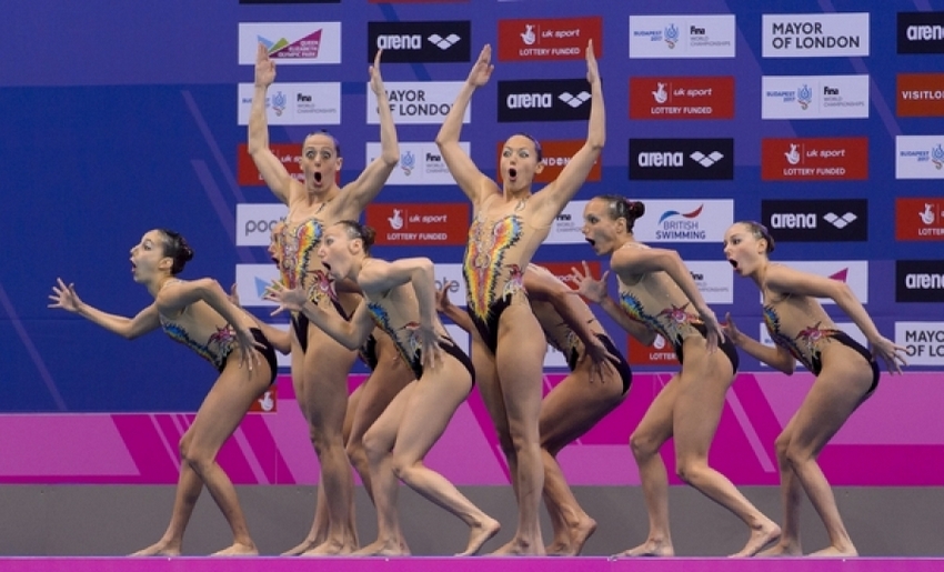 Europei:la squadra di sincro è d’argento. Italia sempre sul podio 