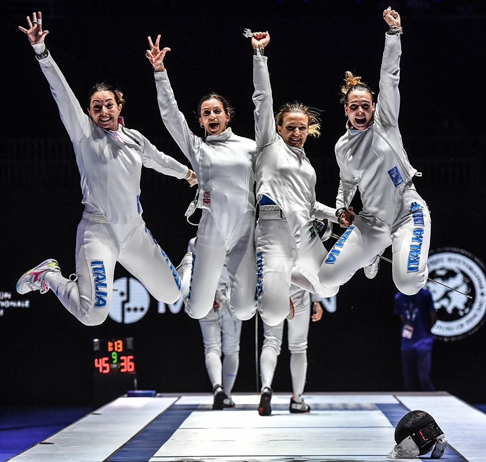 Mondiali, bronzi per le squadre azzurre di spada femminile e sciabola madchile