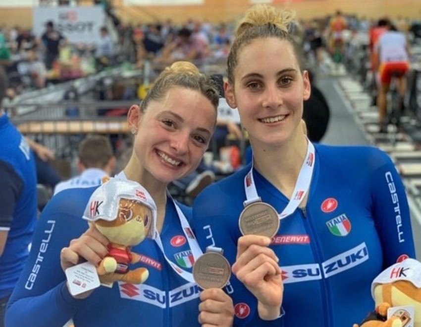 Coppa del Mondo: Guazzini e Consonni terze nella madison di Hong Kong