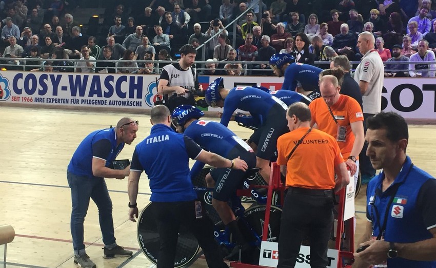 Mondiali su pista: quartetto di bronzo nell'inseguimento, Consonni argento nello scratch