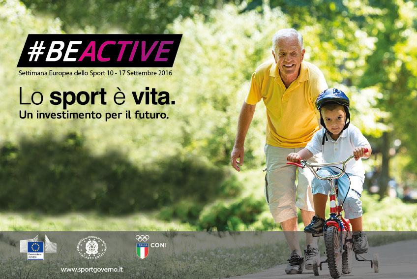 Il 13 settembre workshop dedicato alla Settimana Europea dello Sport