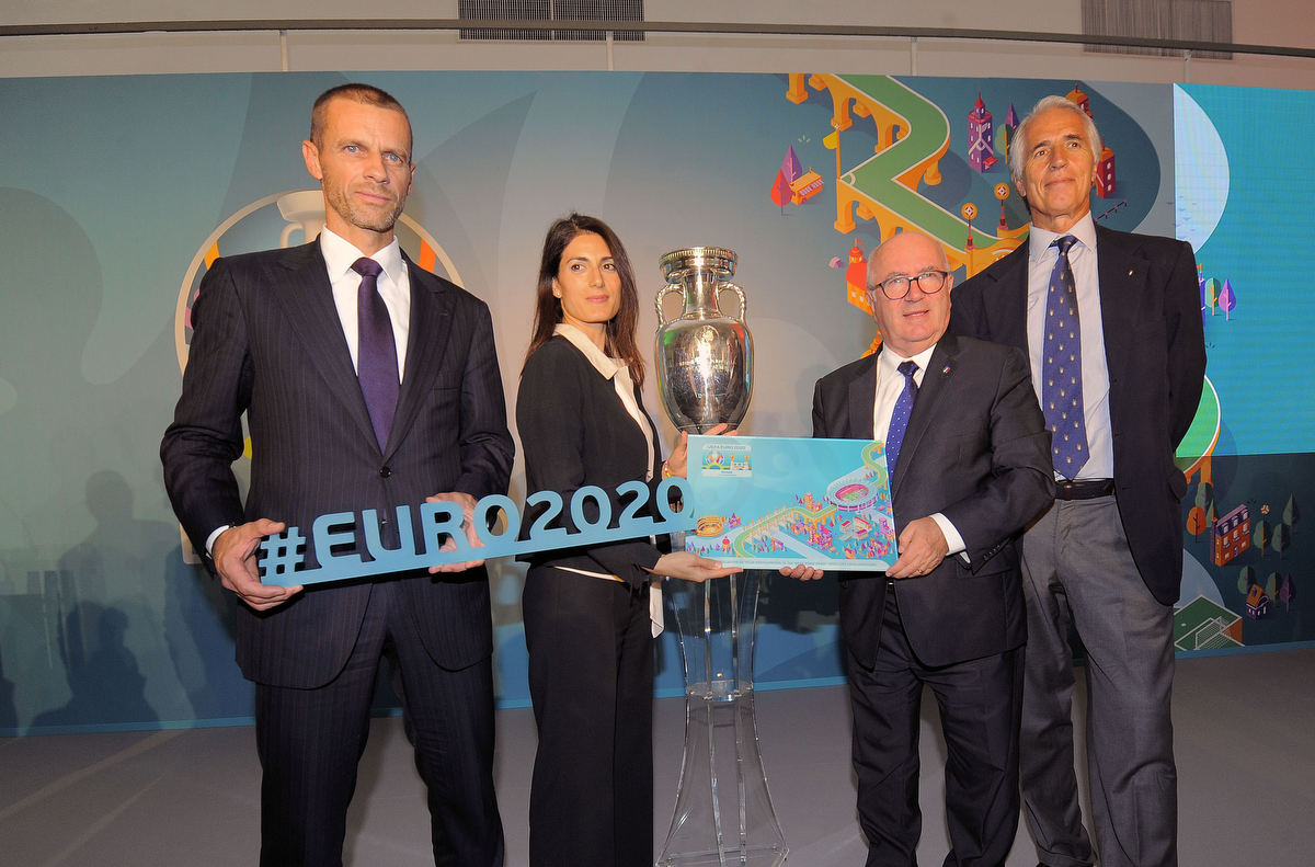 Uefa Euro 2020 di calcio, Malagò alla presentazione del logo ufficiale 