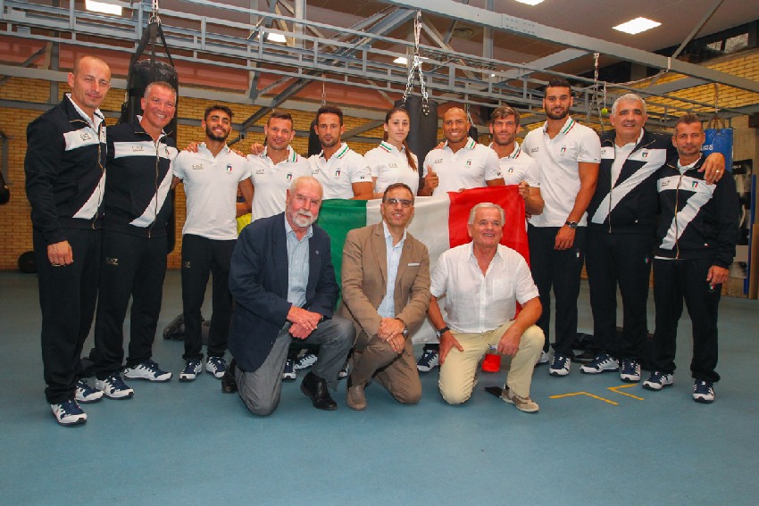 Presentata la squadra olimpica ad Assisi: 7 azzurri incrociano i guantoni ai Giochi