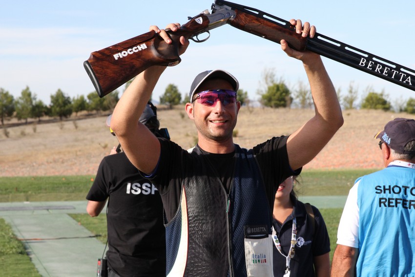 Antonino Barillà argento Mondiale nel Double Trap: pass azzurro per Rio 2016