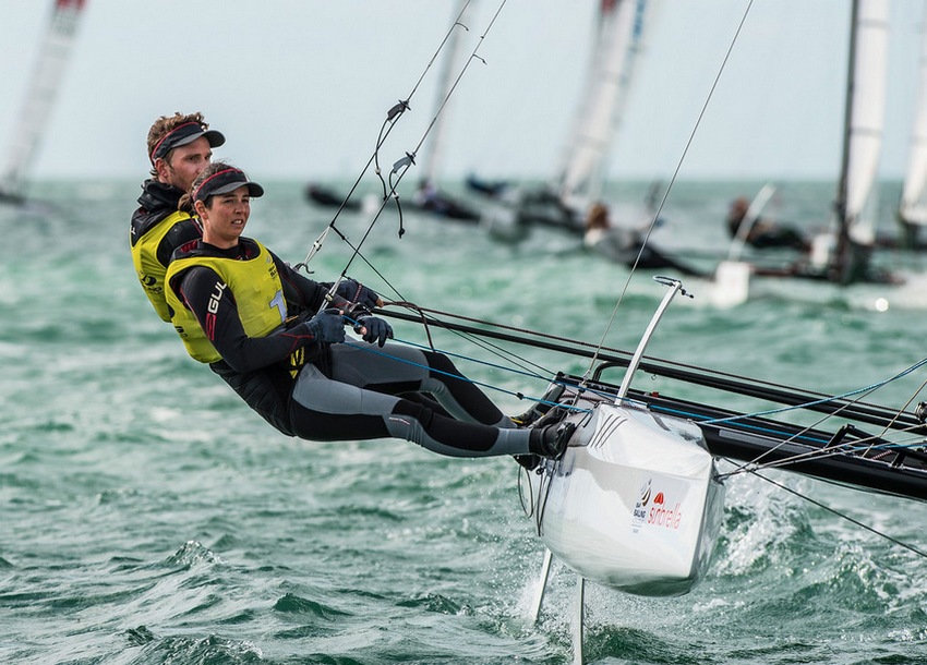 ISAF World Cup di Miami: Bissaro-Sicouri dominano la classe Nacra 17 