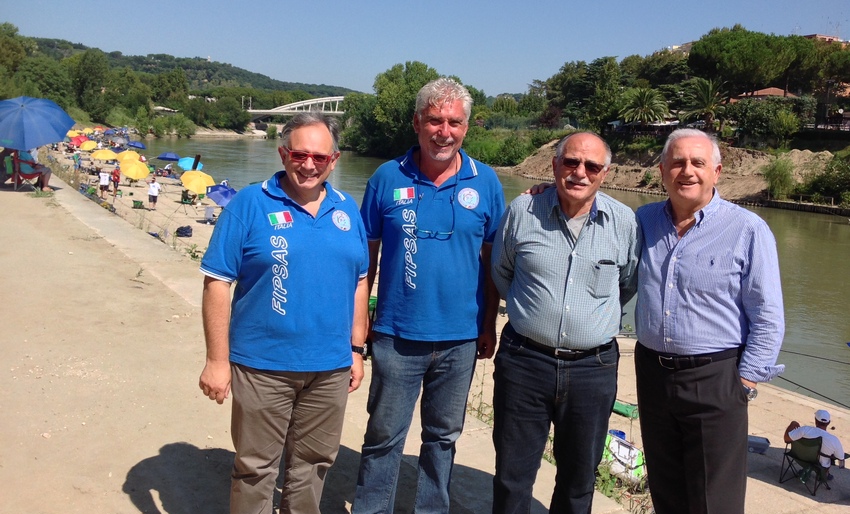 Il Segretario Generale Fabbricini ai Mondiali di Pesca al Colpo sul Tevere 