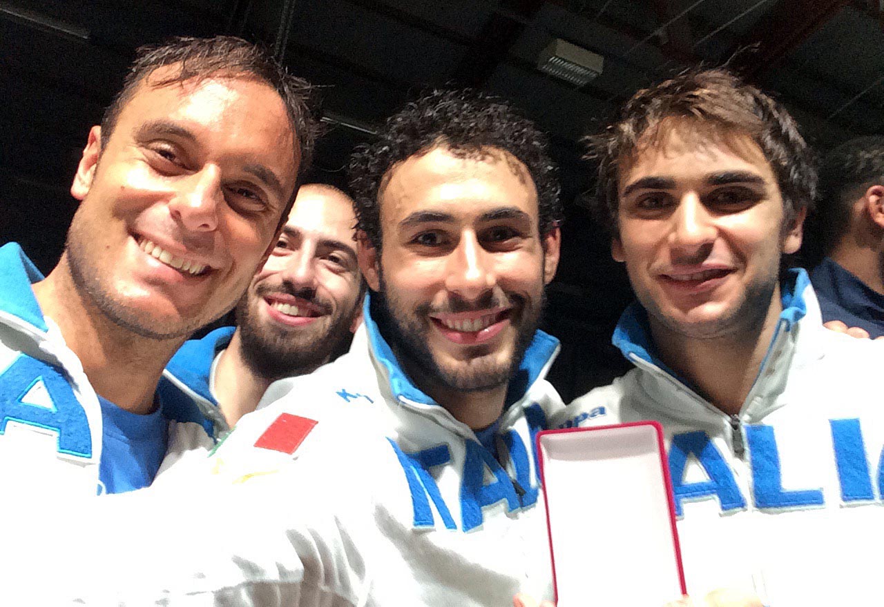 Coppa del Mondo di spada maschile, 2° posto per gli azzurri a Tallinn. Passo avanti per Rio 2016 