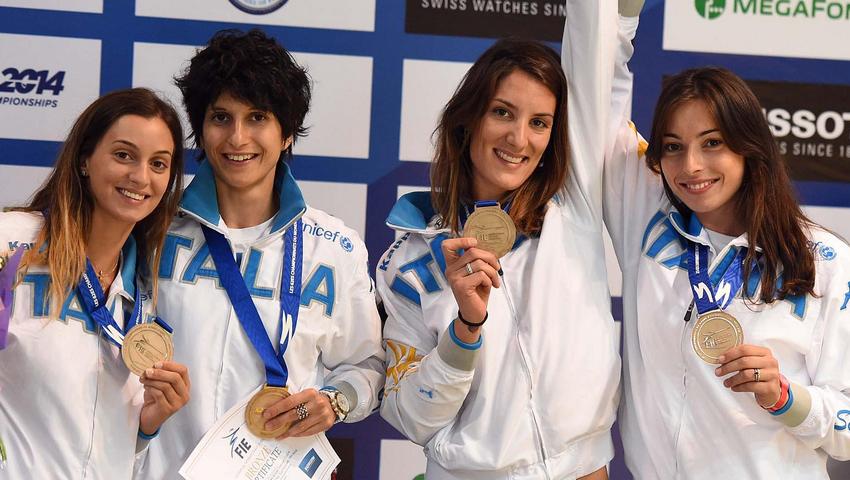 Mondiali spada, Azzurre di bronzo 