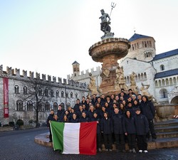 INNSBRUCK 2012: Squadra azzurra al villaggio olimpico. Prima visita al Congress, sede degli eventi culturali YOG