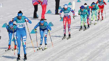 Women 30 Km cross-country skiing closes the races schedule