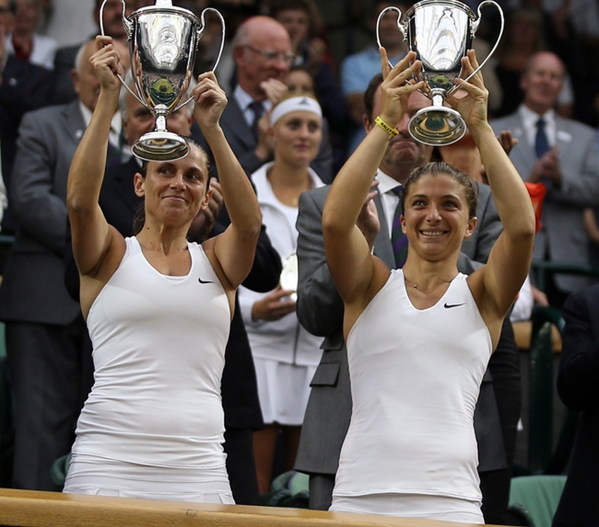 Errani-Vinci sul tetto del ranking mondiale per il 2° anno consecutivo