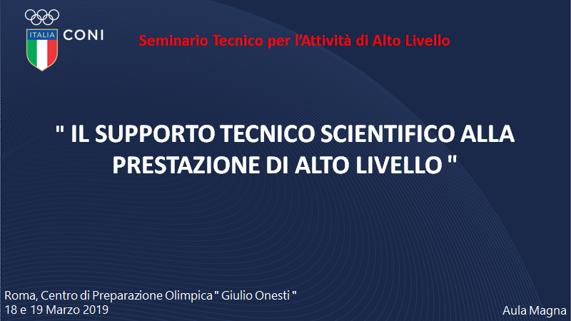 Il supporto tecnico-scientifico alla prestazione di alto livello