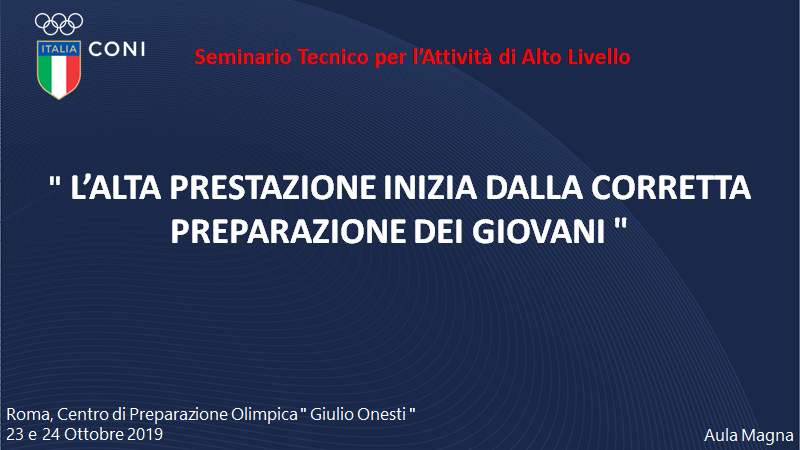 L'alta prestazione inizia dalla corretta preparazione dei giovani