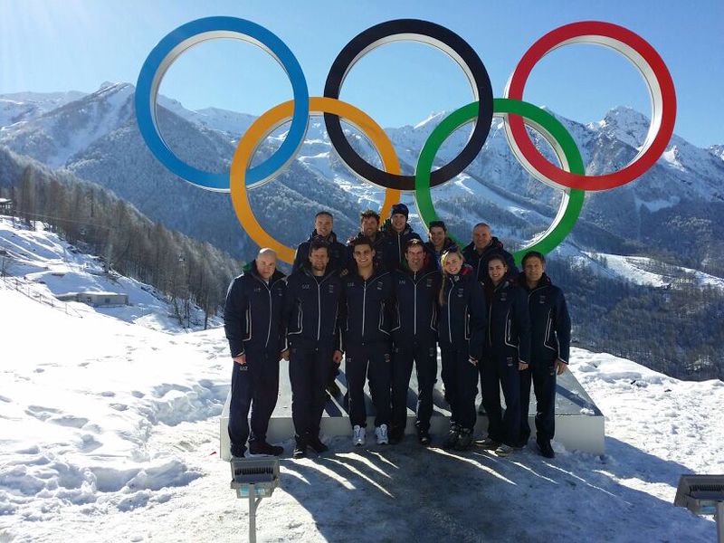 Sventola il tricolore, arriva Zoeggeler. In Russia anche i primi atleti di slittino e snowboard