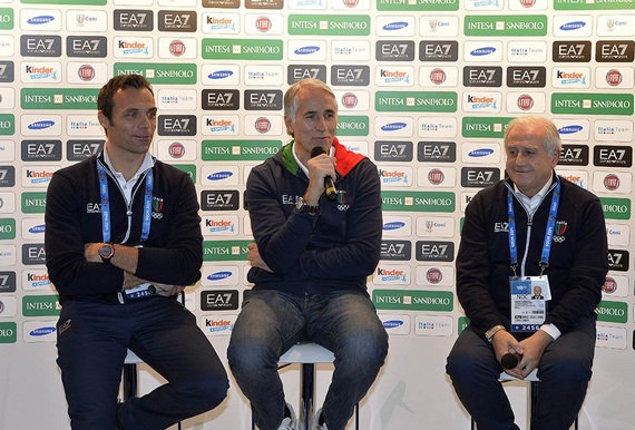 "The Italian Azzurri team in Sochi is presented in Casa Italia. Malagò:" We want to improve on Vancouver"